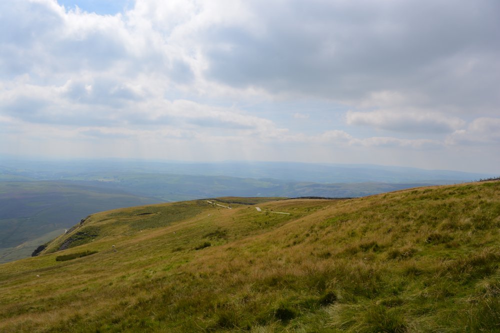 Climbing Pen-y-ghent, walk from Horton-in-Ribblesdale