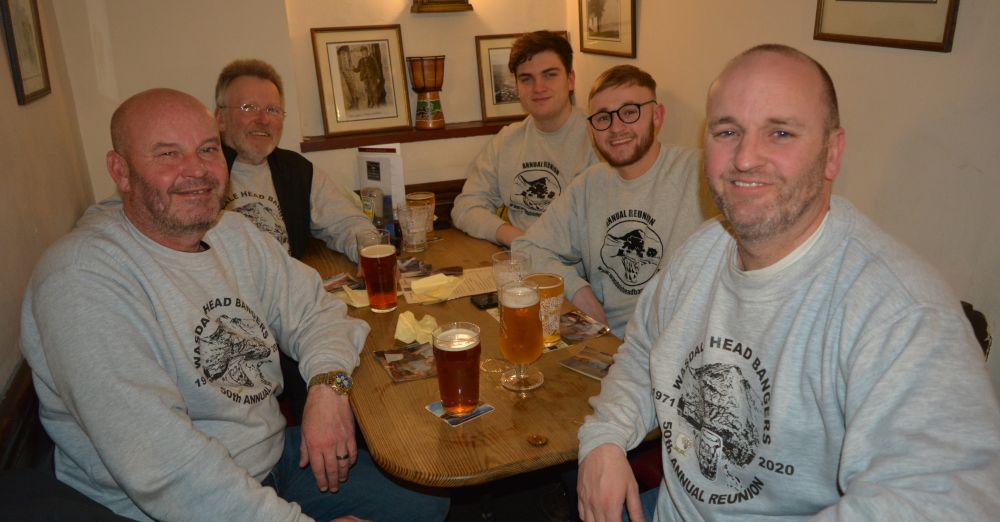 The 50th Wasdale Head Bangers annual reunion, Wasdale Head Inn, Cumbria, England