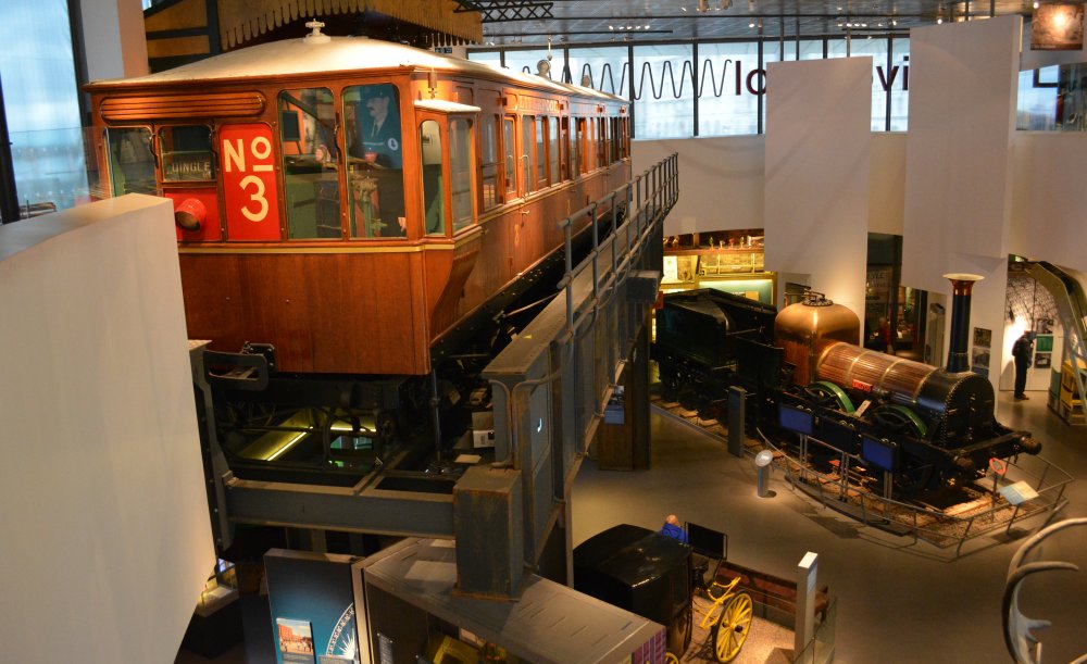 Carriage No 3 of the long demolished Liverpool Overhead Railway that ran the length of the docks and beyond from Dingle to Seaforth and Litherland Museum of Liverpool