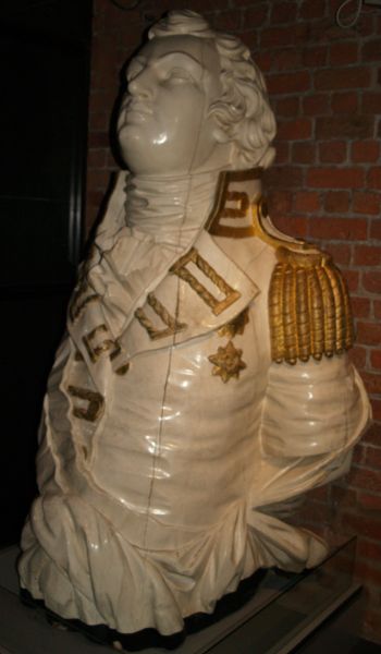 Liverpool Maritime Museum Figurehead from H.M.S. Hastings built in Calcutta in 1819