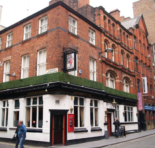 The 'Old Post Office' pub in Old Post Office Place, just off Bold Street Liverpool
