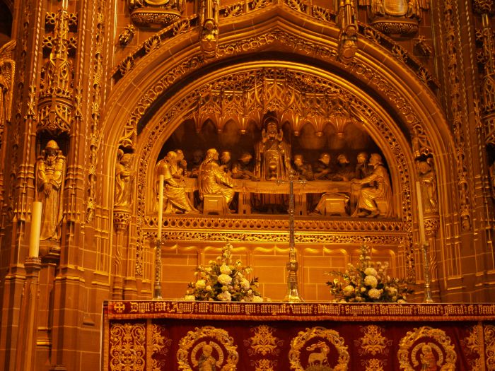 The High Altar and reredos Anglican Cathedral Liverpool