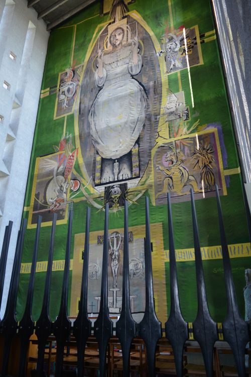 tapestry modern Coventry Cathedral new