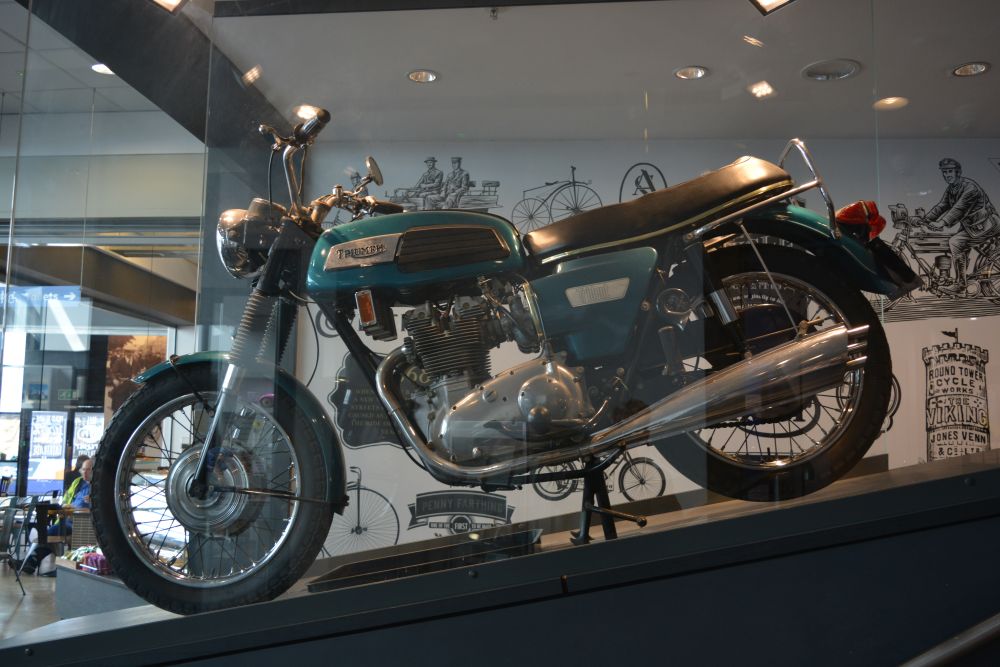 Classic Triumph motorcycle motorbike Coventry Transport Museum