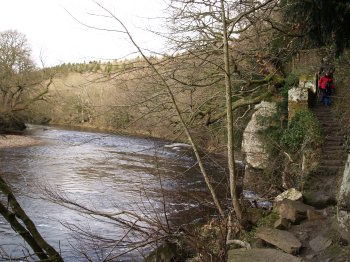 A circular walk to Cotherstone from Barnard Castle on the banks of the River Tees, County Durham, North East England