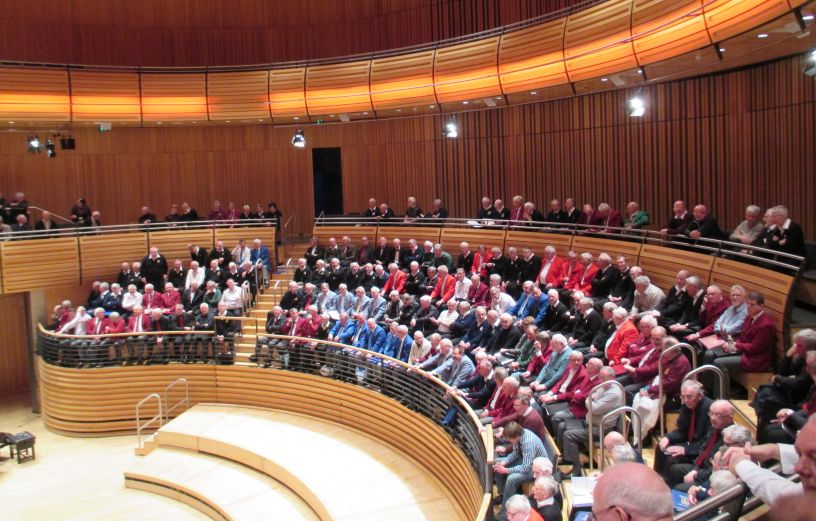 Sage, Gateshead, massed choir event 2015