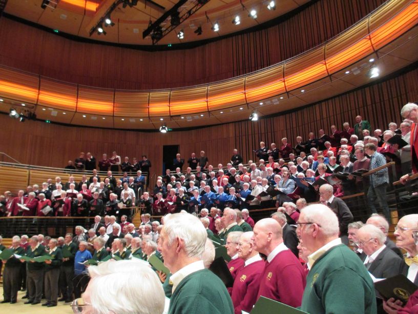 Sage, Gateshead, massed choir event 2015