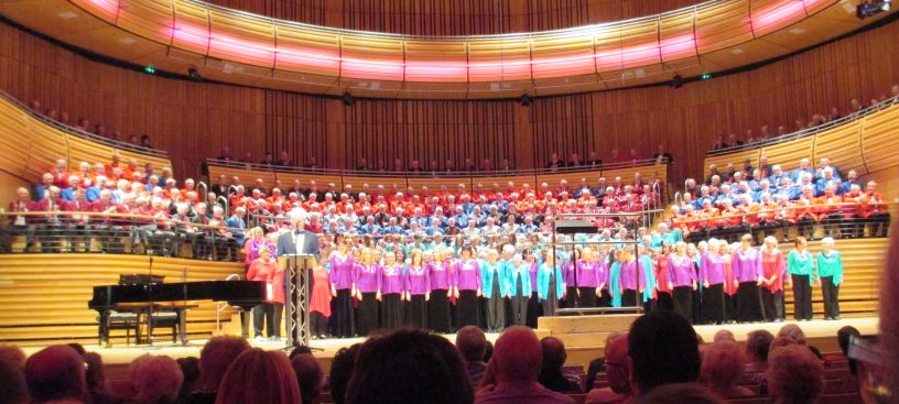 Sage, Gateshead, massed choir event 2015