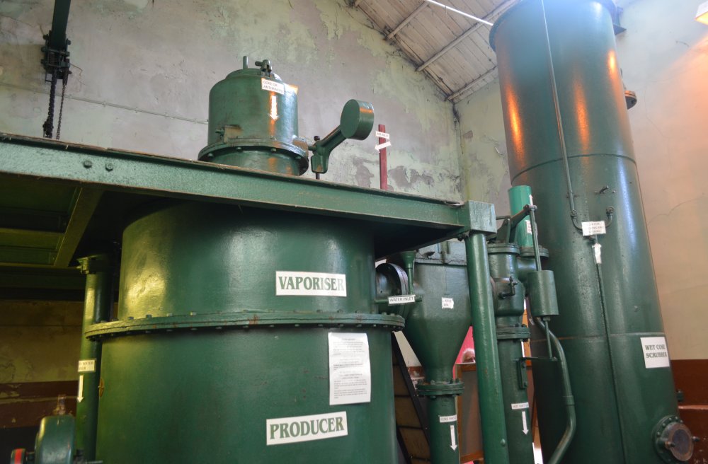 Part of the suction gas plant once used at the Tees Cottgae Pumping Station