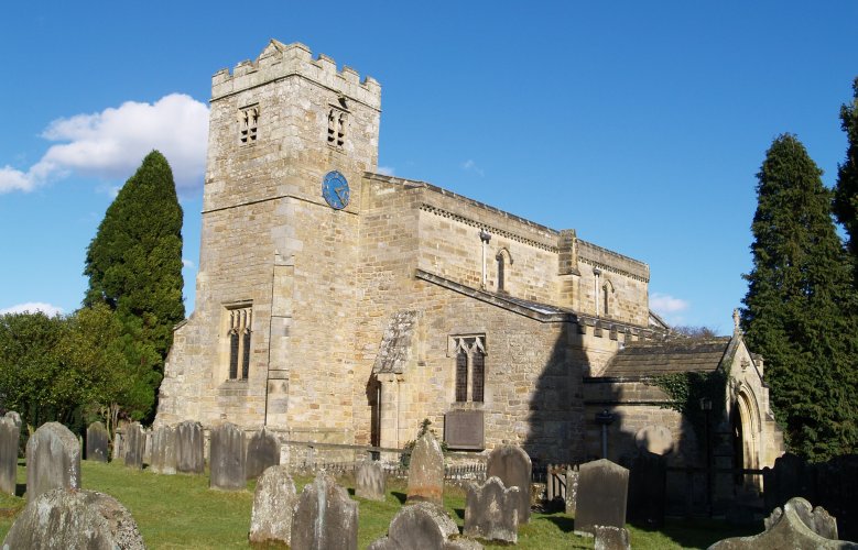 39. The Saxon-Medieval Lastingham Church, Lastingham village, North Yorkshire.