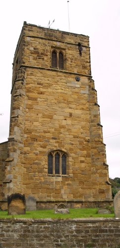 25. The little gem of the well preserved Norman Church of St Nicholas in the village of Husthwaite near Coxwold, North Yorkshire.