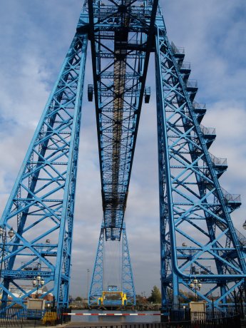 12. The wondrous engineering that went into the construction of the Transporter Bridge over the River Tees near Teesside-Middlesbrough, Cleveland, England.