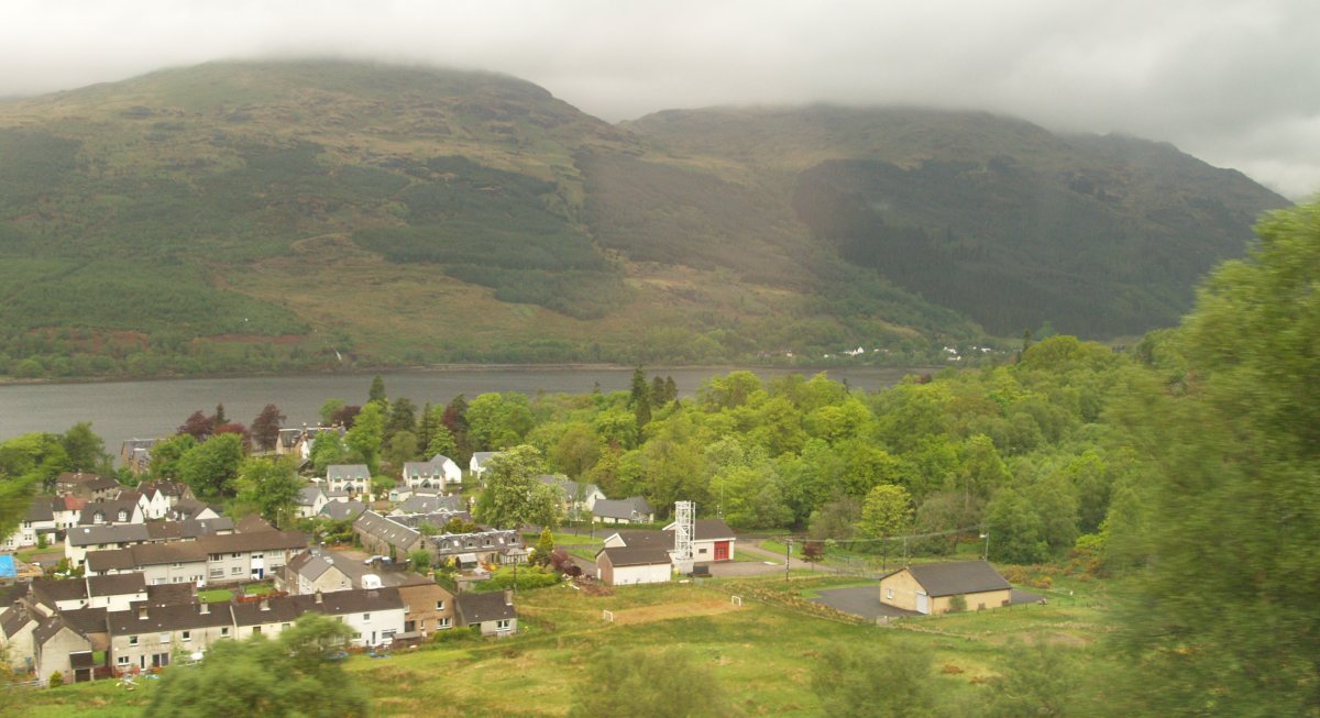 The village of Arrochar, Scotland