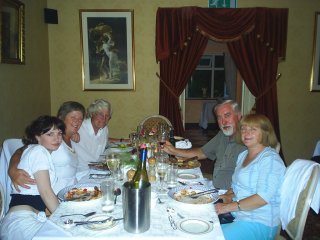 Good company at the Mill House Restaurant