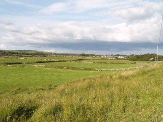 The gently rolling limestone farmland of the Burren, County Clare, Ireland
