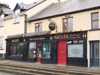 Nagles Traditional Lounge Bar (combined with Nagle's Ladies and Gents outfitters!), Kilfenora, The Burren, Co. Clare, Ireland