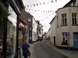 The main street - Sedbergh, East Cumbria, Yorkshire Dales National Park, Northern England