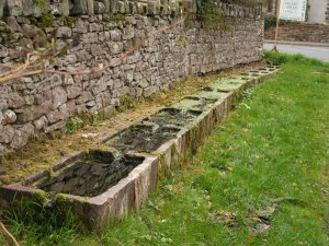 water troughs - Bolton Village near Appleby, Cumbria, Northern England