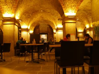 Cafe in the Crypt, St Martin-in-the-Fields Church, Trafalgar Square, London Town-City, England