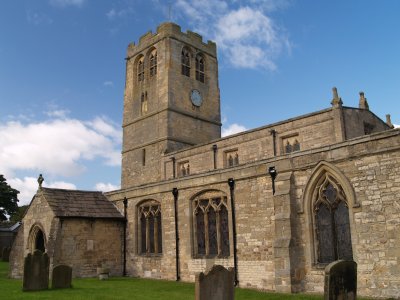 Well village, North Yorkshire, Northern England