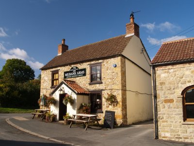 Well village, North Yorkshire, Northern England