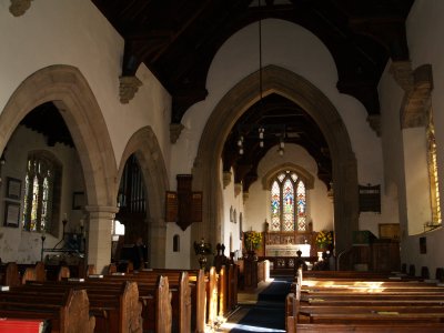 West Tanfield village, North Yorkshire, Northern England