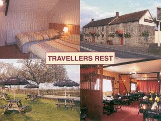 The Travellers Rest at Hornblotton, County of Somerset