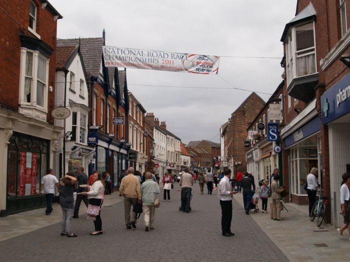 Beverley Town Centre: The main shopping area