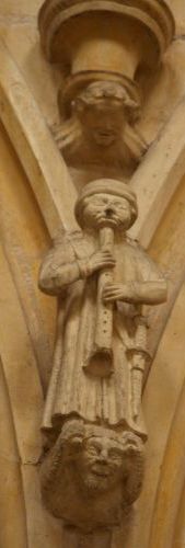 Beverley Minster: A selection of the stone sculptures of musicians