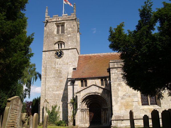  Parish Church of St. Helen, Stillingfleet dates back to mid-12th century, probably built by Robert de Stuteville around 1154. It displays all the styles of medieval English architecture.