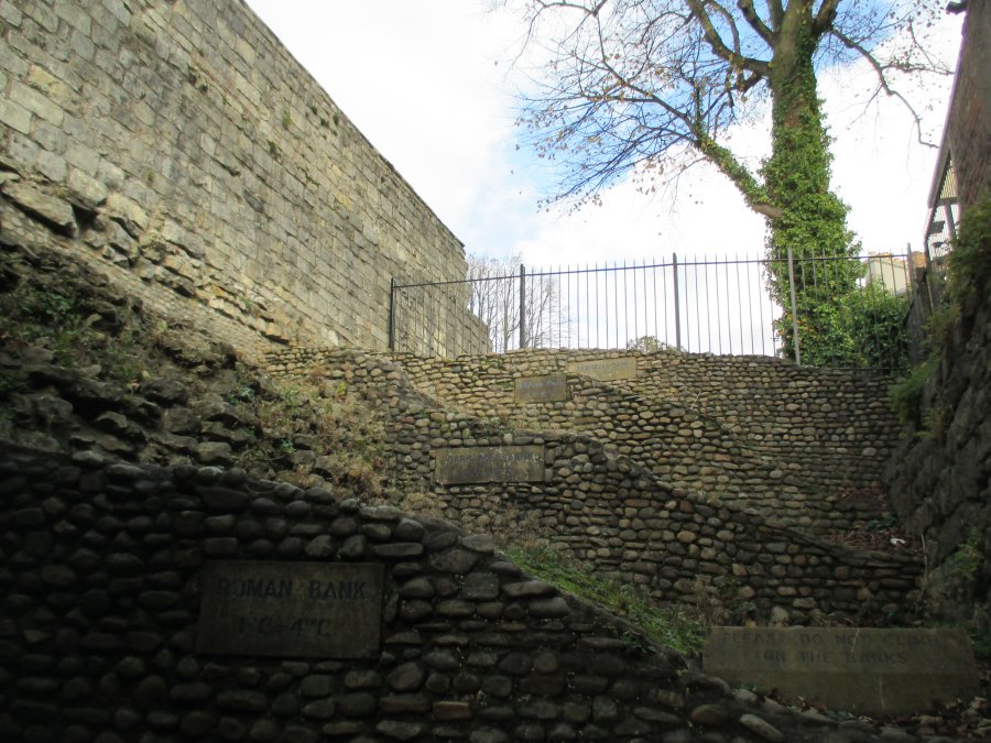 walking on the city walls of York