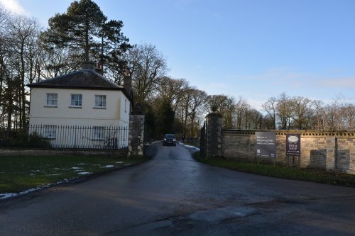 entrance to Beningbrough Hall grounds estate