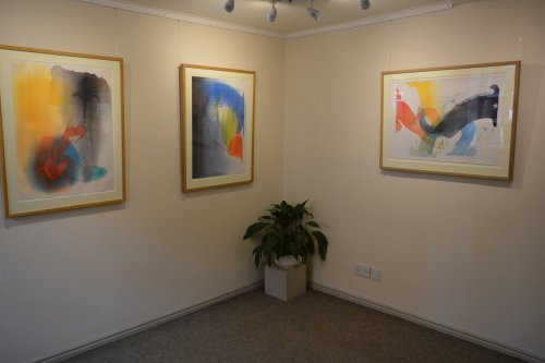 William Tillyer paintings Zillah Bell Art Gallery, Thirsk, North Yorkshire