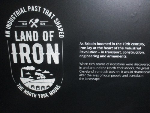 Land of Iron exhibition about ironstone mining Danby North York Moors National Park Centre