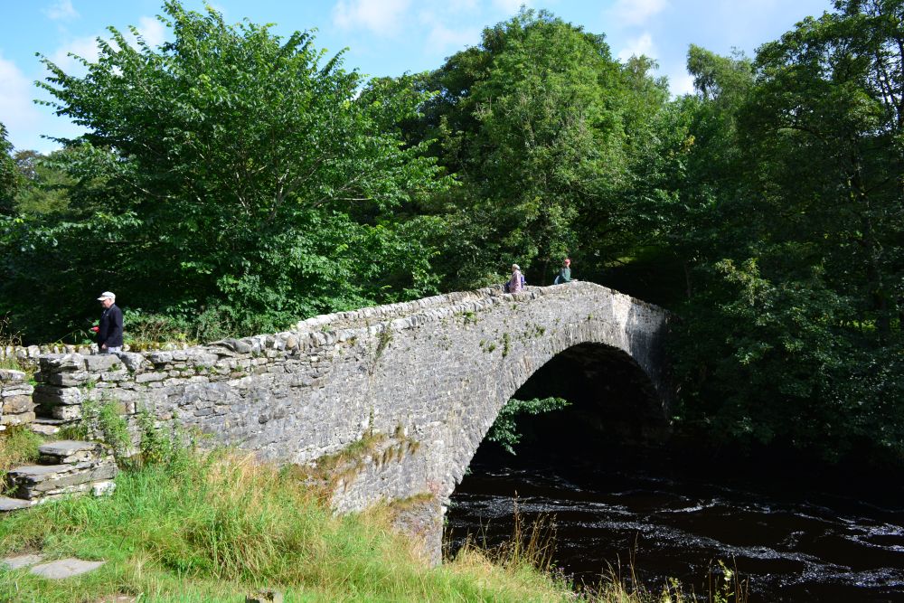 packhorse bridge at Little Stainforth circular walk, Yorkshire Dales