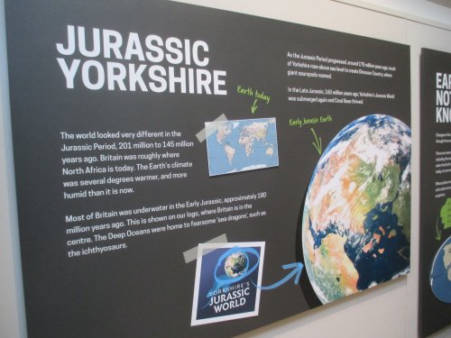 Jurassic Yorkshire Exhibition in the Yorkshire Museum, York in 2019