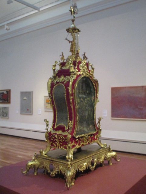 York Automaton Clock, displayed working 2019, playing tune in York Art Gallery