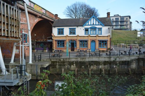 The Tyne Bar, Ouseburn River, Newcastle-Upon-Tyne