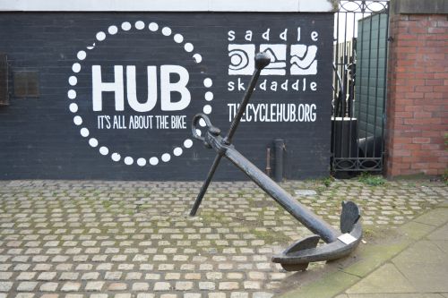 The HUB Bike Cafe, Ouseburn, quayside, River Tyne, Newcastle