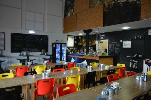 The HUB Bike Cafe, Ouseburn, quayside, River Tyne, Newcastle