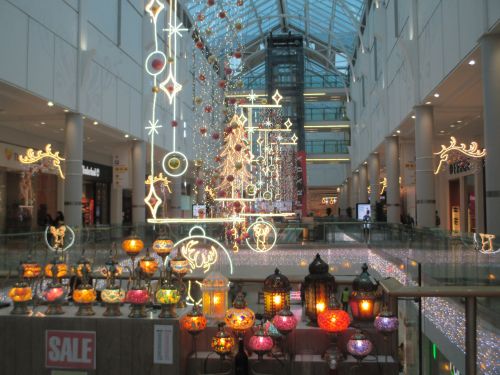 Christmas Lights, High Cross Shopping Centre, Leicester