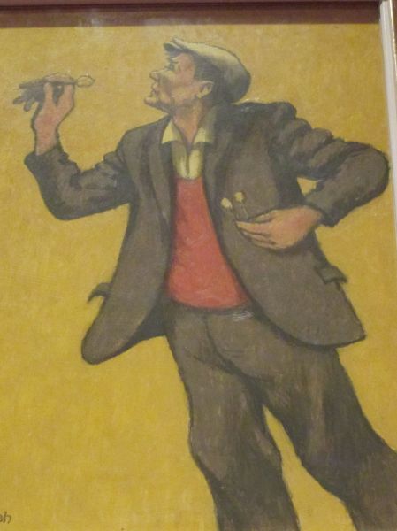 painting by artist Norman Cornish, Pit Painter school