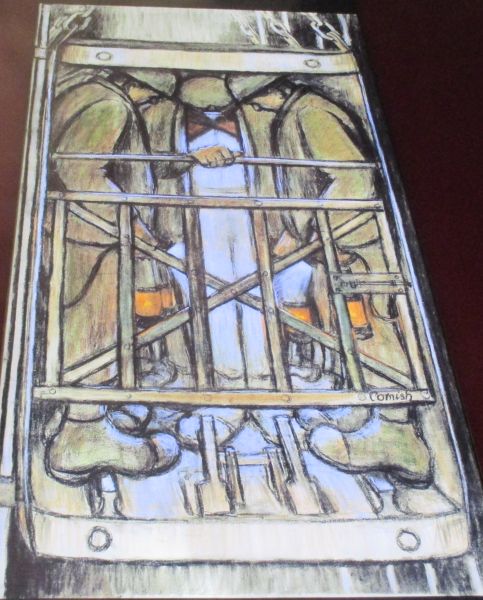 painting by artist Norman Cornish, Pit Painter school