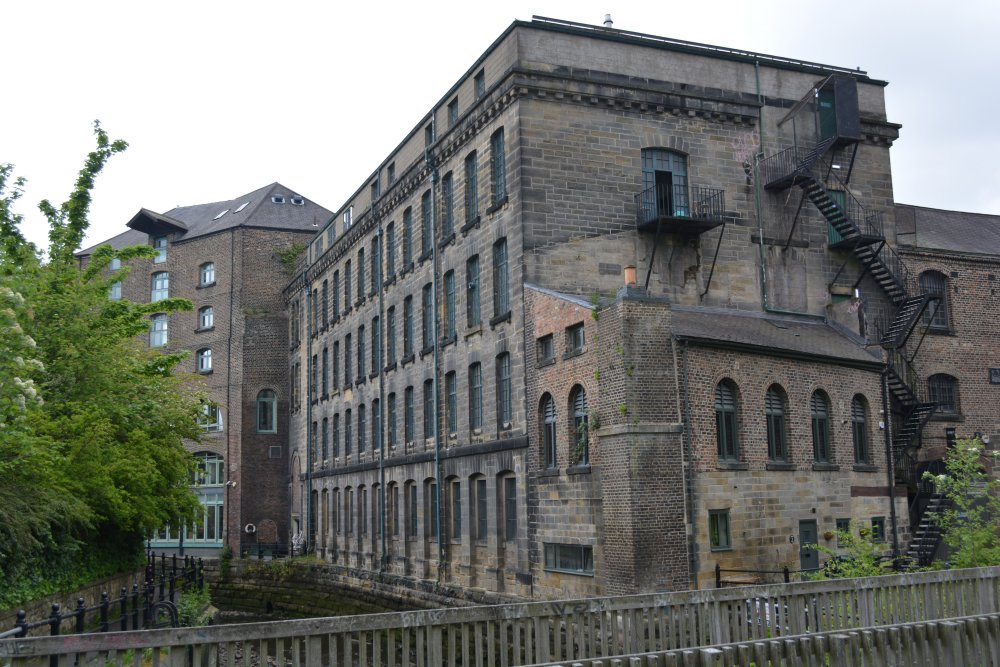 An old warehouse now converted to mixed use developments e.g. offices and flats, Ouseburn, Newcastle-upon-Tyne