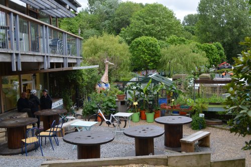 cafe at the Ouseburn Animal Farm, Newcastle