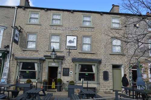 The Black Swan Hotel in the market town of Leyburn, North Yorkshire/