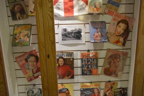 Scenes of the 1960s - record covers! Beck Isle Museum. Pickering, North Yorkshire