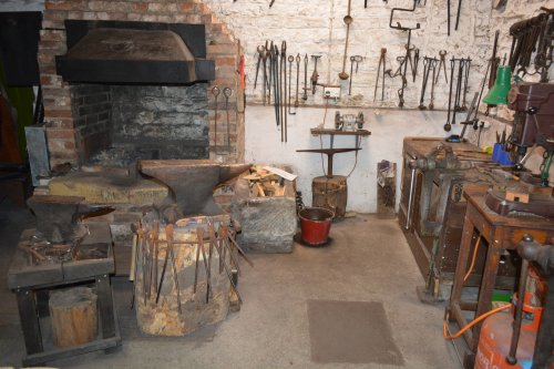 Blacksmith's workshop Beck Isle Museum. Pickering, North Yorkshire