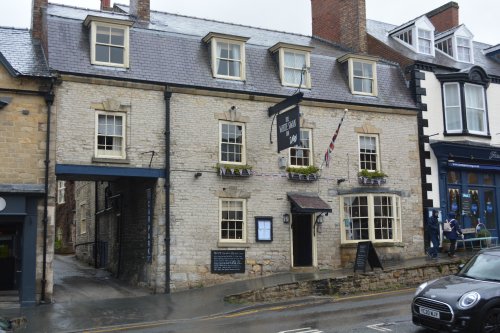 The Swan Inn, Market Place, Pickering, over 300 hundred years old and still going strong from its past days as a coaching inn.