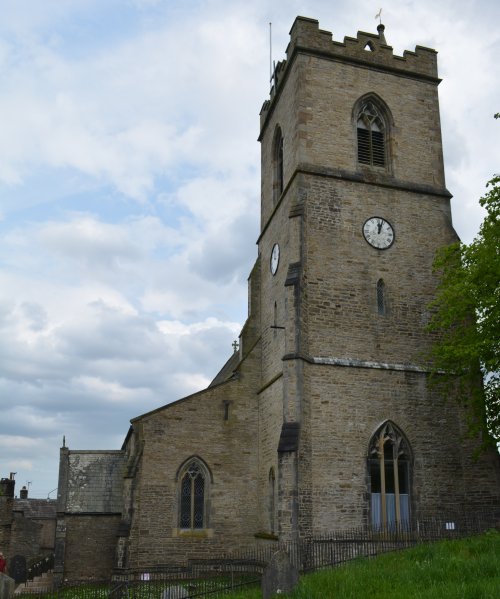 The tower of St Margaret's Church, Hawes Market Town of Hawes